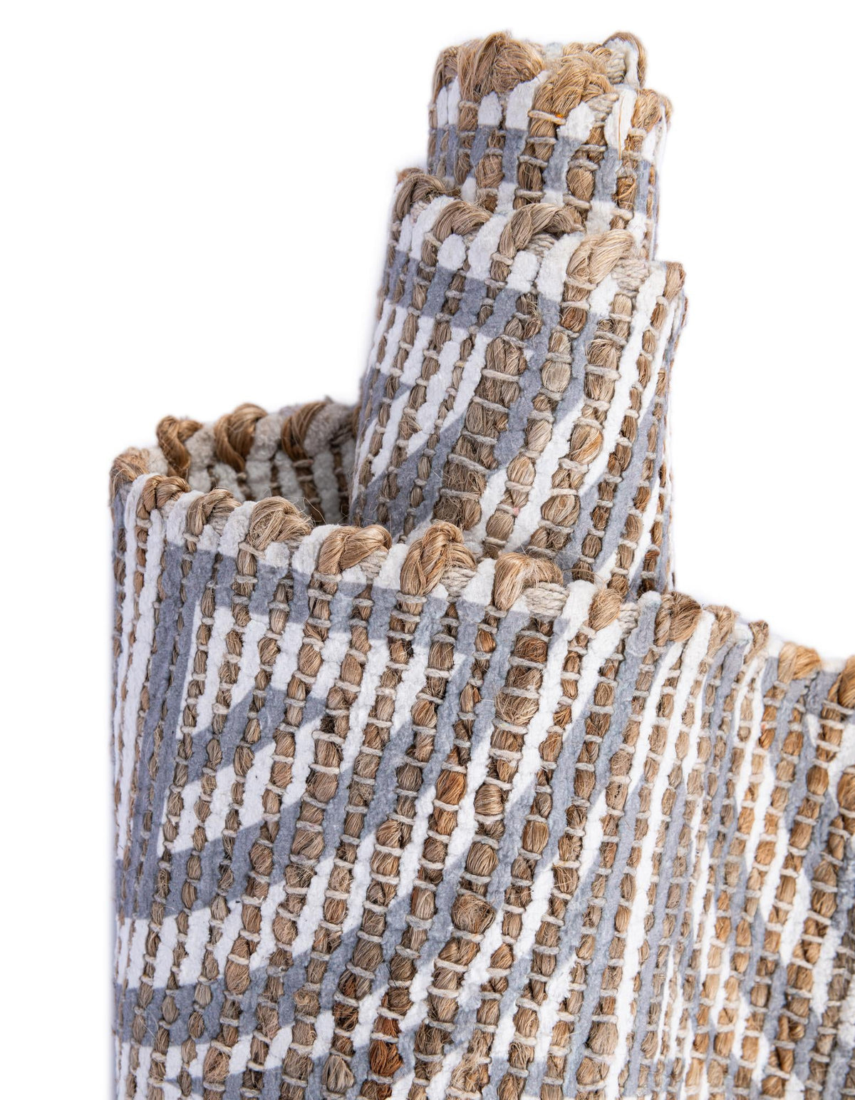 Desert Weave Jute Collection Area Rug -  Thar Rectangle Gray and Ivory  lifestyle 72