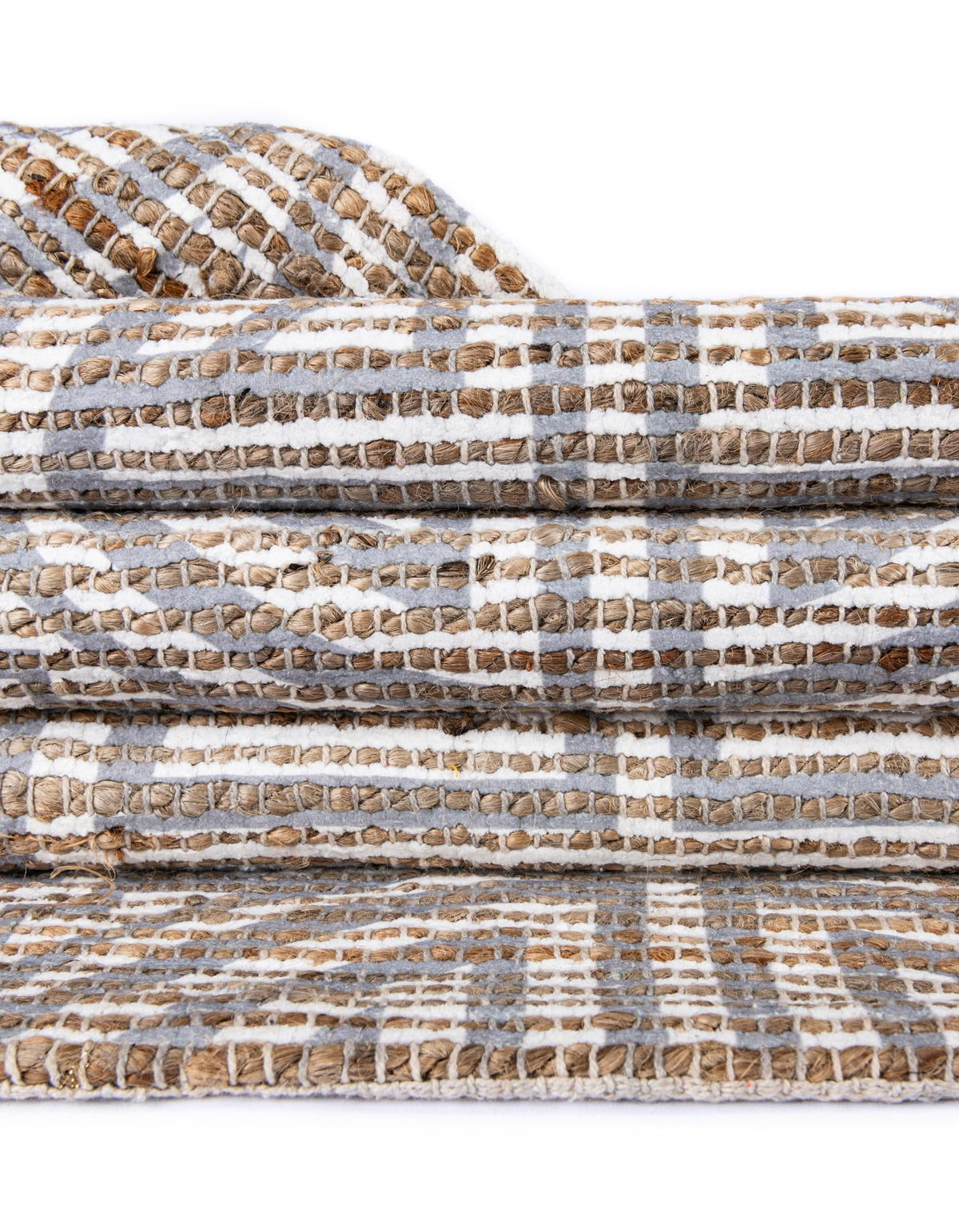 Desert Weave Jute Collection Area Rug -  Thar Rectangle Gray and Ivory  lifestyle 84