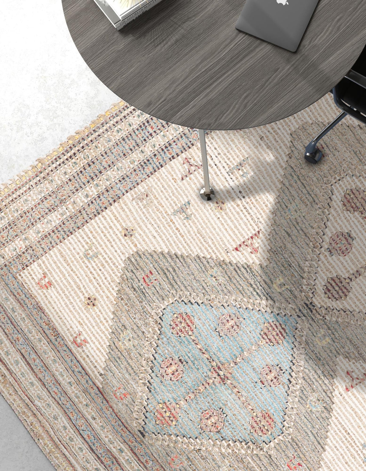 Desert Weave Jute Collection Area Rug -  Pampas Rectangle Beige  lifestyle 4