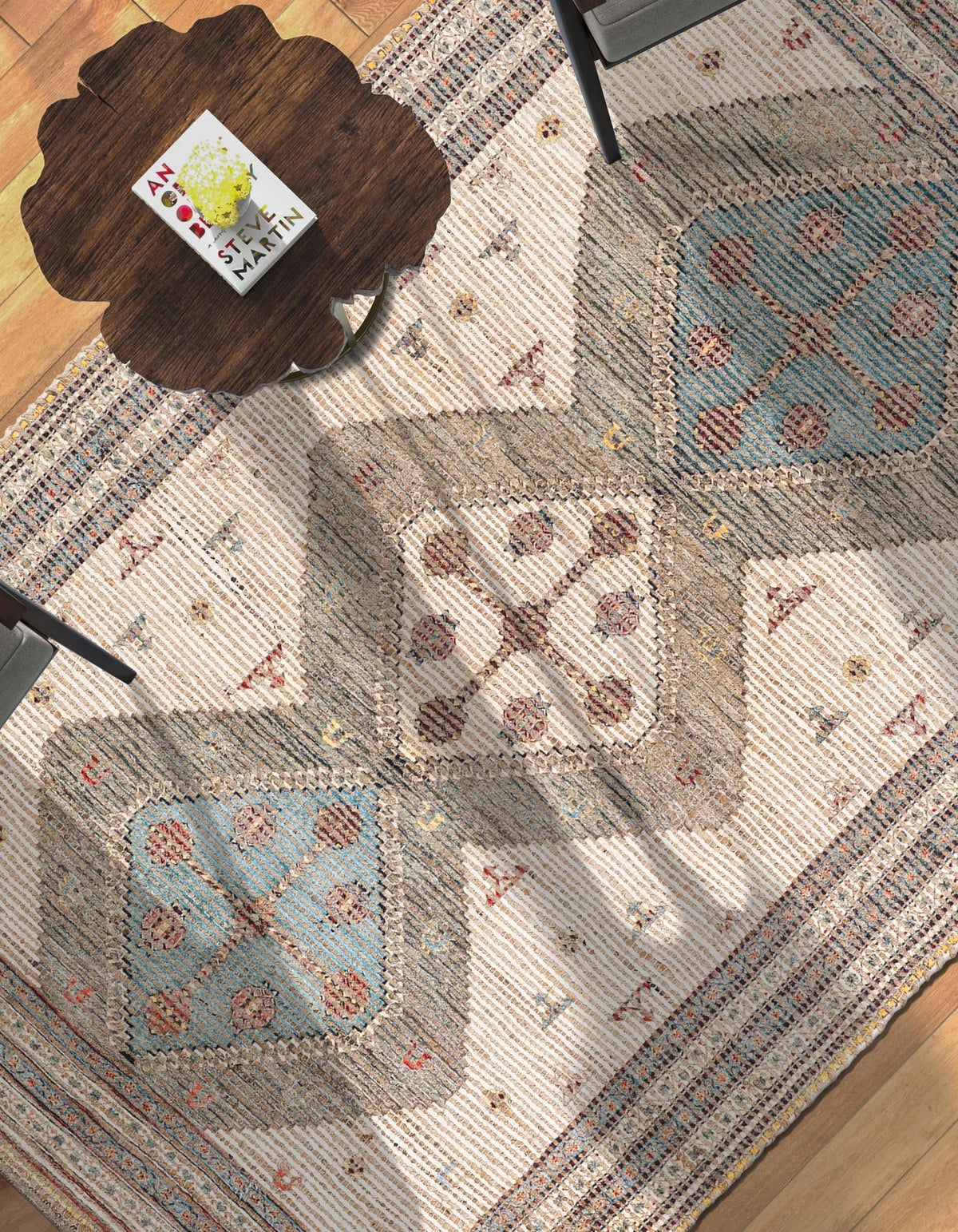 Desert Weave Jute Collection Area Rug -  Pampas Rectangle Beige  lifestyle 11