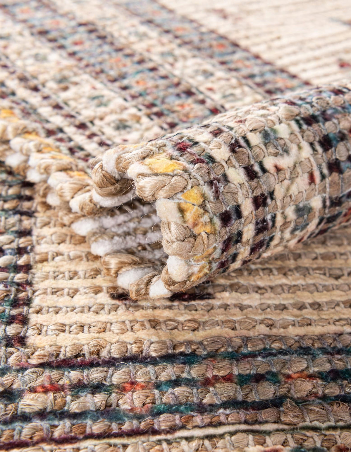 Desert Weave Jute Collection Area Rug -  Pampas Rectangle Beige  lifestyle 13