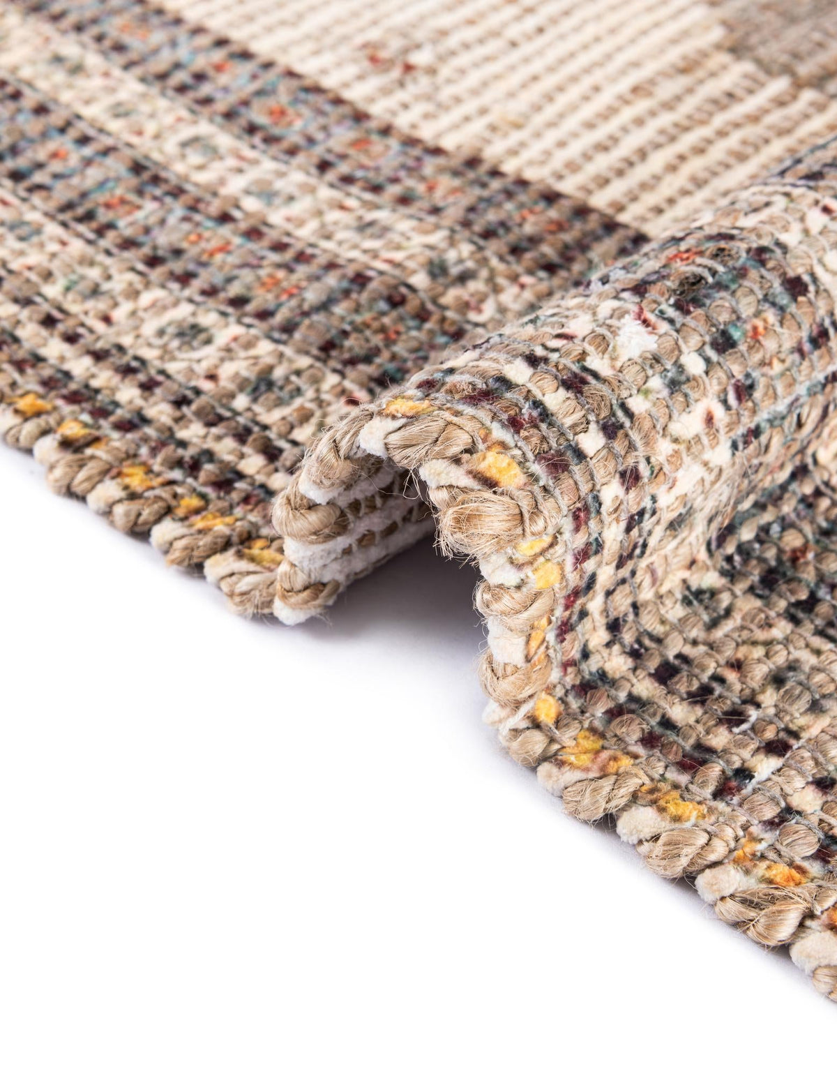 Desert Weave Jute Collection Area Rug -  Pampas Rectangle Beige  lifestyle 17