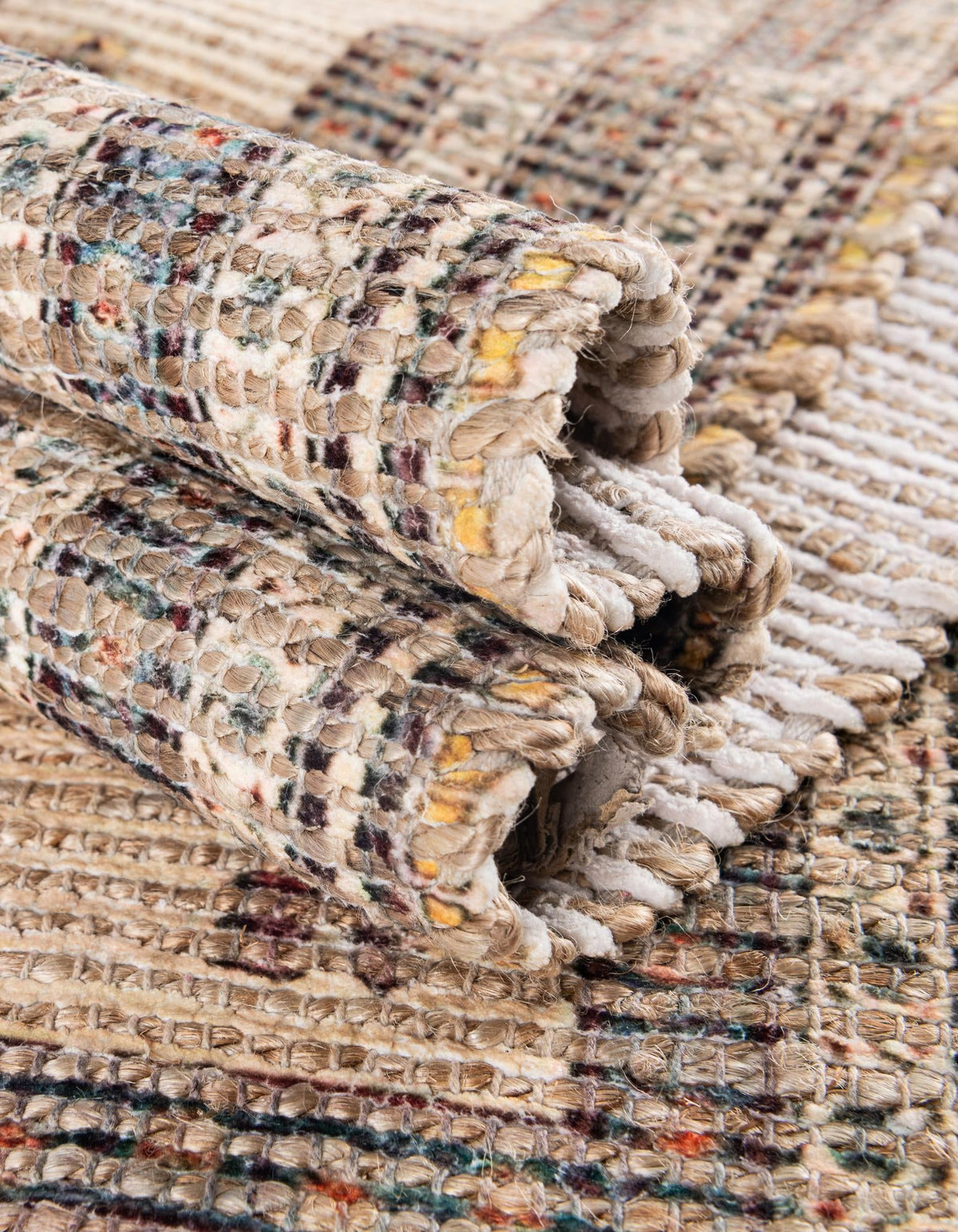 Desert Weave Jute Collection Area Rug -  Pampas Rectangle Beige  lifestyle 20