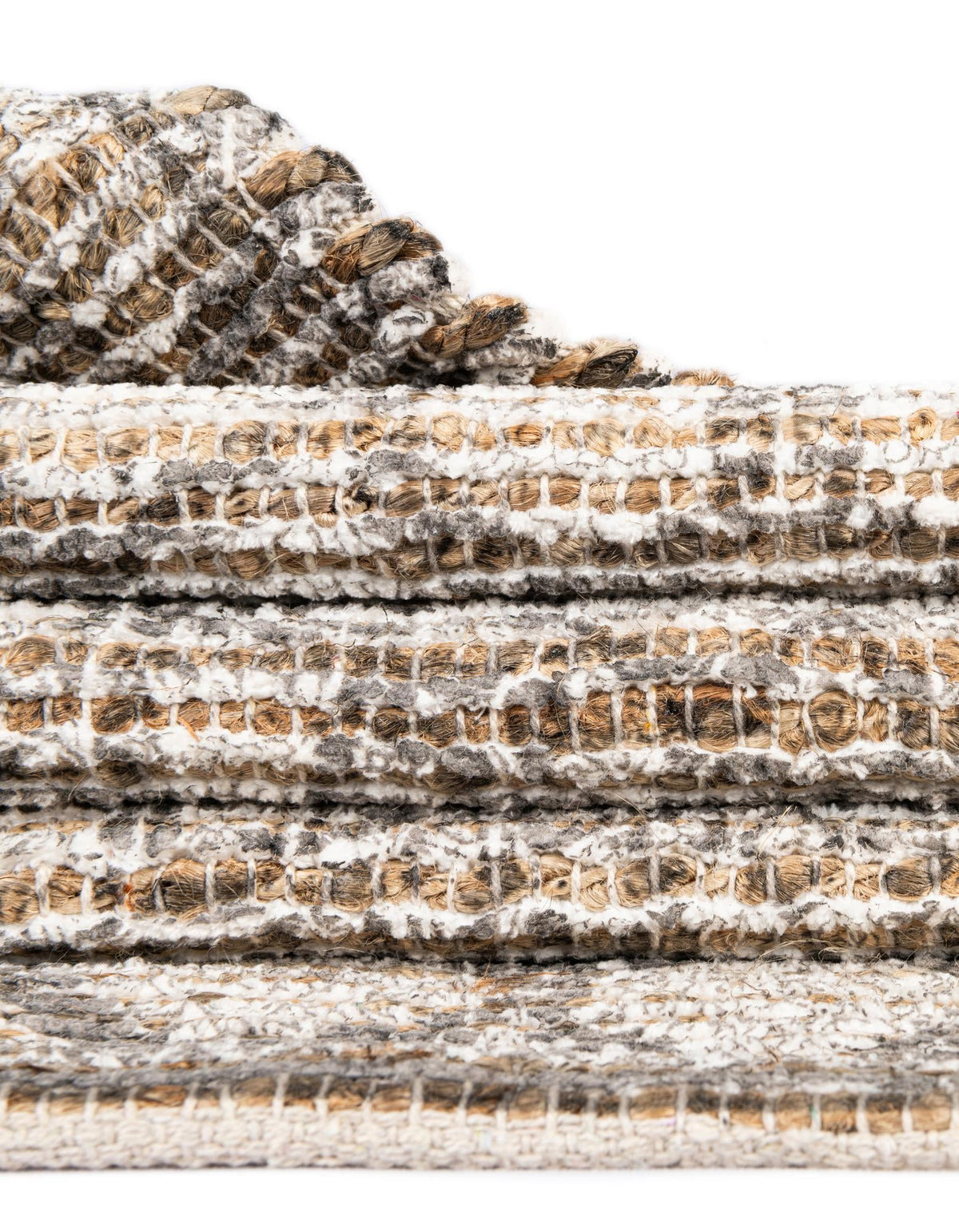 Desert Weave Jute Collection Area Rug -  Serengeti Rectangle Charcoal and Ivory  lifestyle 21