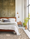 Desert Weave Jute Collection Area Rug -  Serengeti Square Charcoal and Ivory  lifestyle 39
