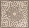 Desert Weave Jute Collection Area Rug -  Serengeti Square Charcoal and Ivory  lifestyle 23