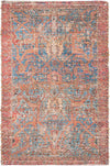 Desert Weave Jute Collection Area Rug -  Patagonian Rectangle Antique Blue Main