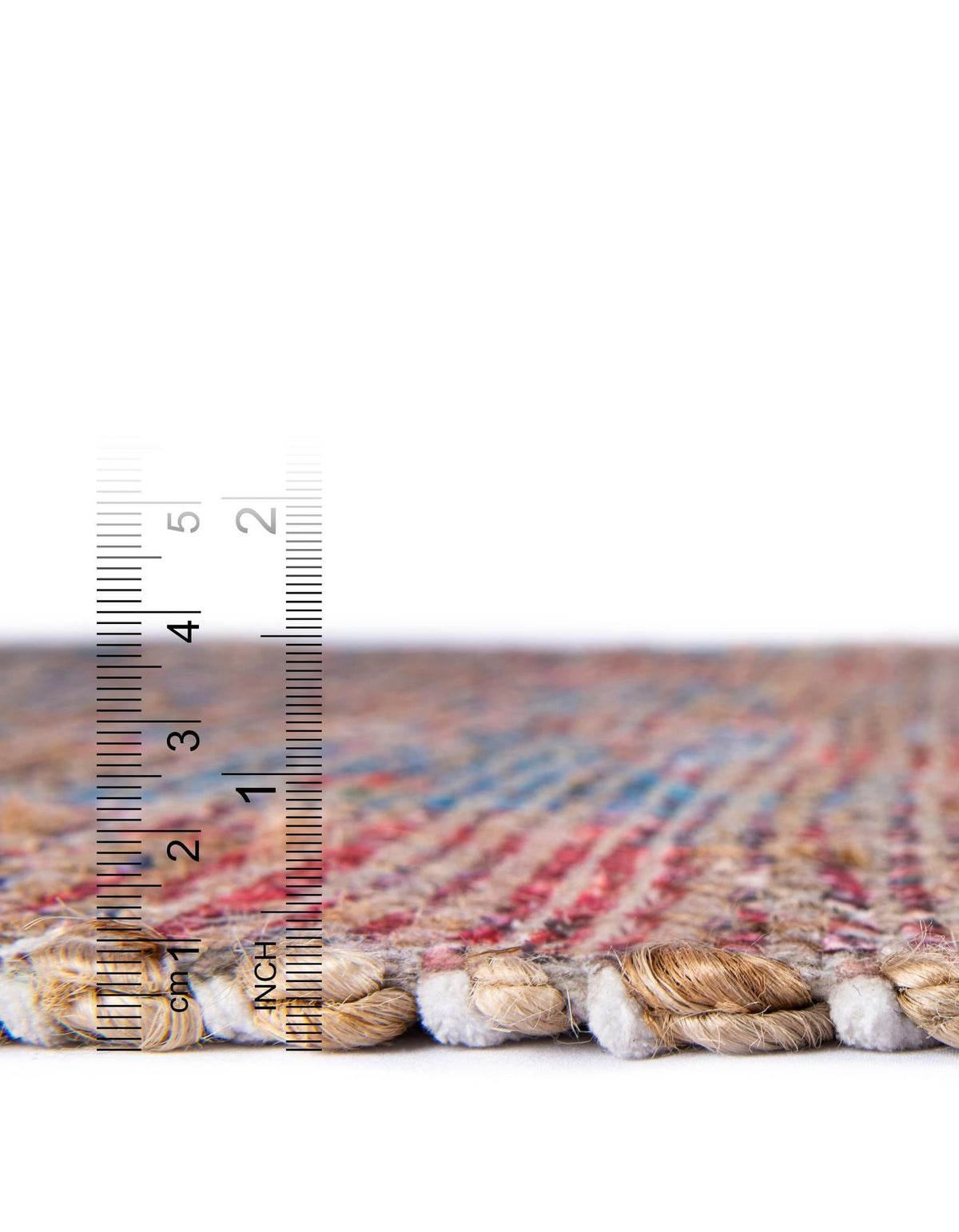 Desert Weave Jute Collection Area Rug -  Patagonian Rectangle Antique Blue  lifestyle 12