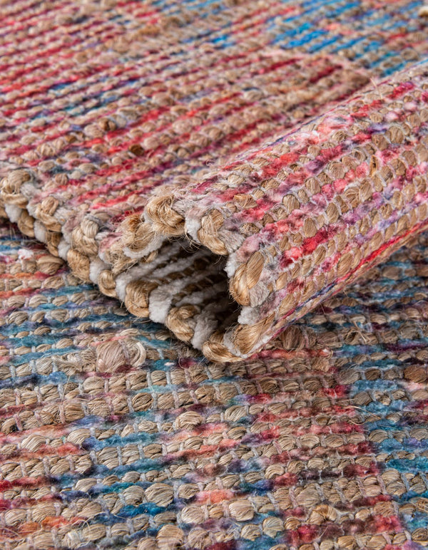 Desert Weave Jute Collection Area Rug -  Patagonian Rectangle Antique Blue  lifestyle 13