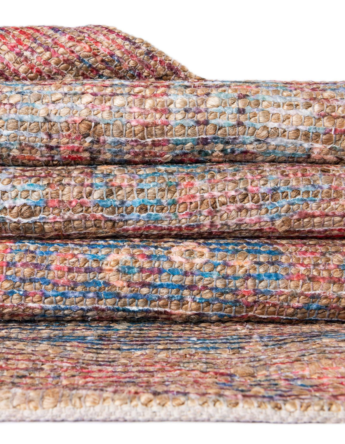 Desert Weave Jute Collection Area Rug -  Patagonian Rectangle Antique Blue  lifestyle 21
