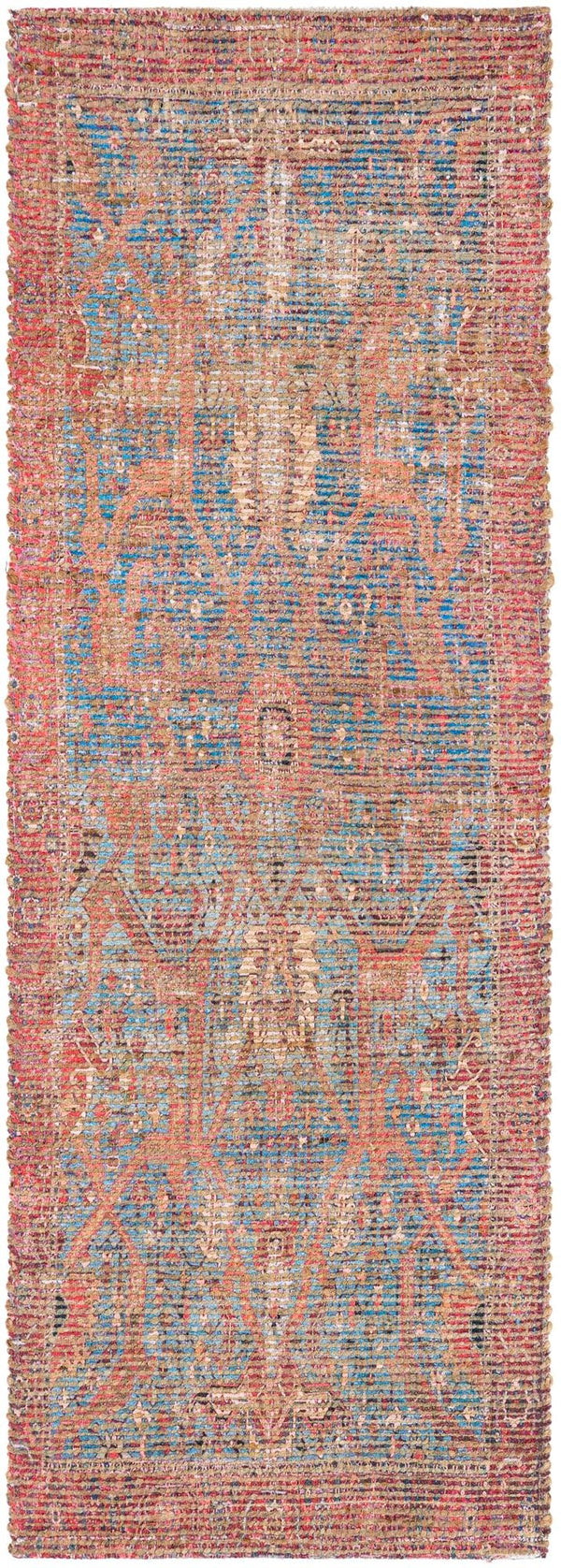Desert Weave Jute Collection Area Rug -  Patagonian Runner Antique Blue  lifestyle 22