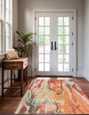 Desert Weave Jute Collection Area Rug -  Taklamakan Rectangle Multi  lifestyle 8