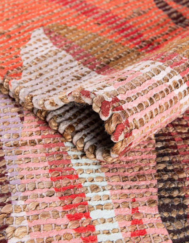 Desert Weave Jute Collection Area Rug -  Taklamakan Rectangle Multi  lifestyle 13
