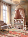 Desert Weave Jute Collection Area Rug -  Taklamakan Square Multi  lifestyle 29