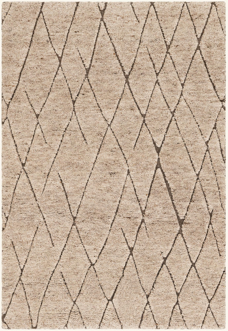 Sahara Berber Wool Collection Area Rug - Marrakesh Rectangle Camel Brown  lifestyle 3