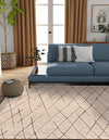 Sahara Berber Wool Collection Area Rug - Marrakesh Square Camel Brown  lifestyle 83