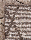 Sahara Berber Wool Collection Area Rug - Marrakesh Square Camel Brown  lifestyle 117