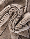 Sahara Berber Wool Collection Area Rug - Marrakesh Square Camel Brown  lifestyle 118