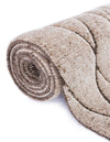 Sahara Berber Wool Collection Area Rug - Marrakesh Square Camel Brown  lifestyle 122