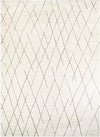 Sahara Berber Wool Collection Area Rug - Marrakesh Rectangle Pure Ivory Main