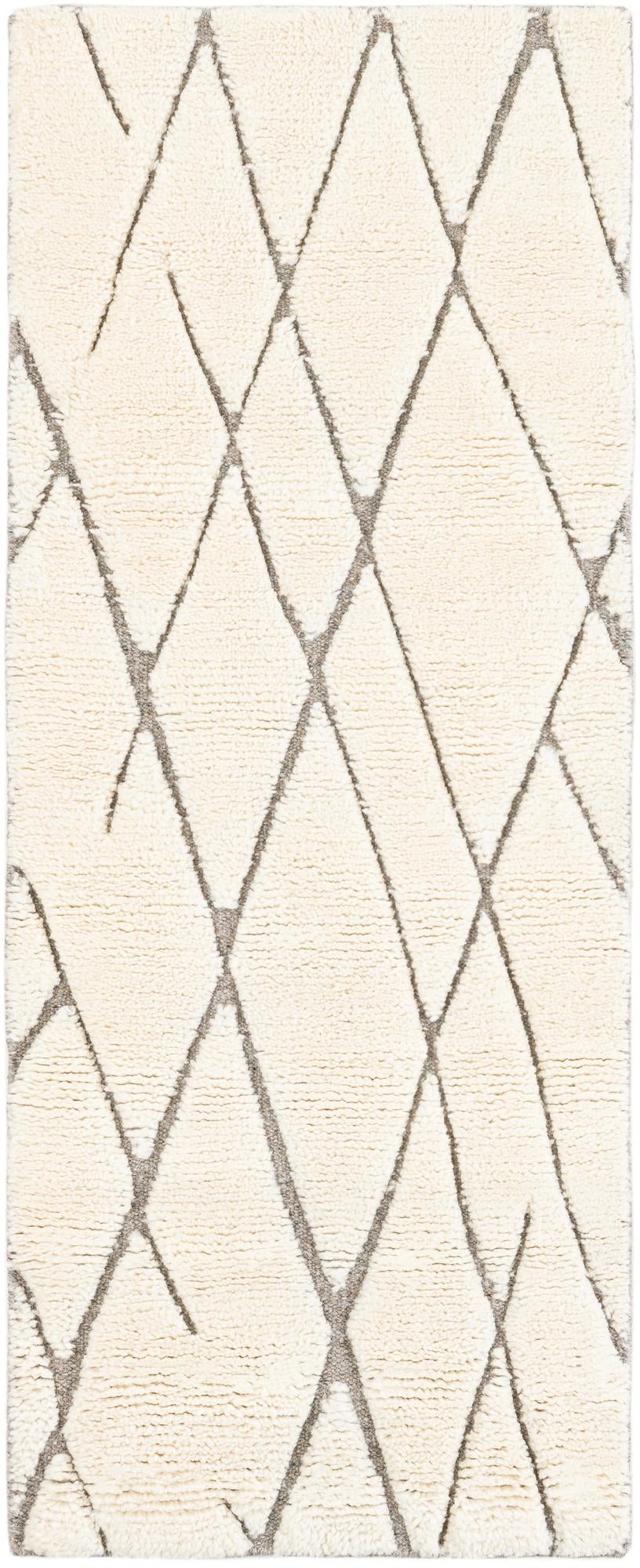 Sahara Berber Wool Collection Area Rug - Marrakesh Runner Pure Ivory  lifestyle 43