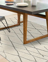 Sahara Berber Wool Collection Area Rug - Marrakesh Rectangle Pure Ivory  lifestyle 4