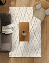 Sahara Berber Wool Collection Area Rug - Marrakesh Rectangle Pure Ivory  lifestyle 35