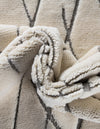 Sahara Berber Wool Collection Area Rug - Marrakesh Rectangle Pure Ivory  lifestyle 28