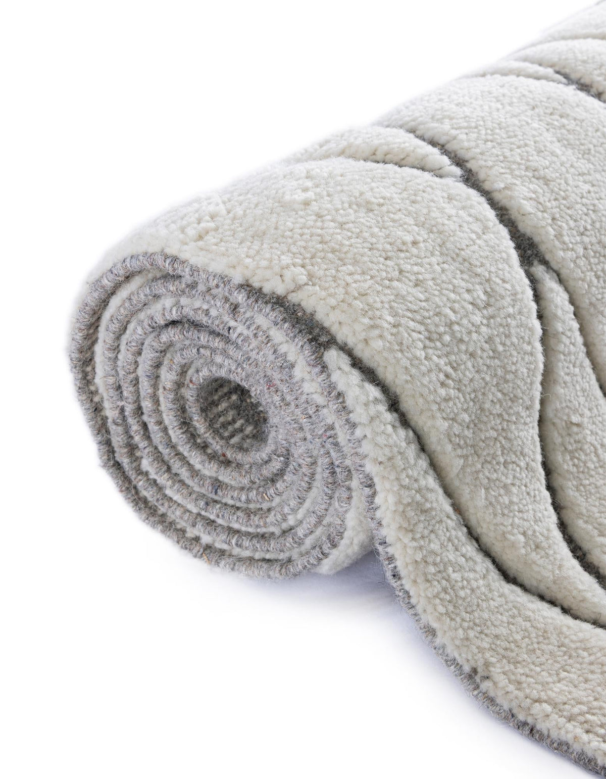 Sahara Berber Wool Collection Area Rug - Marrakesh Rectangle Pure Ivory  lifestyle 36