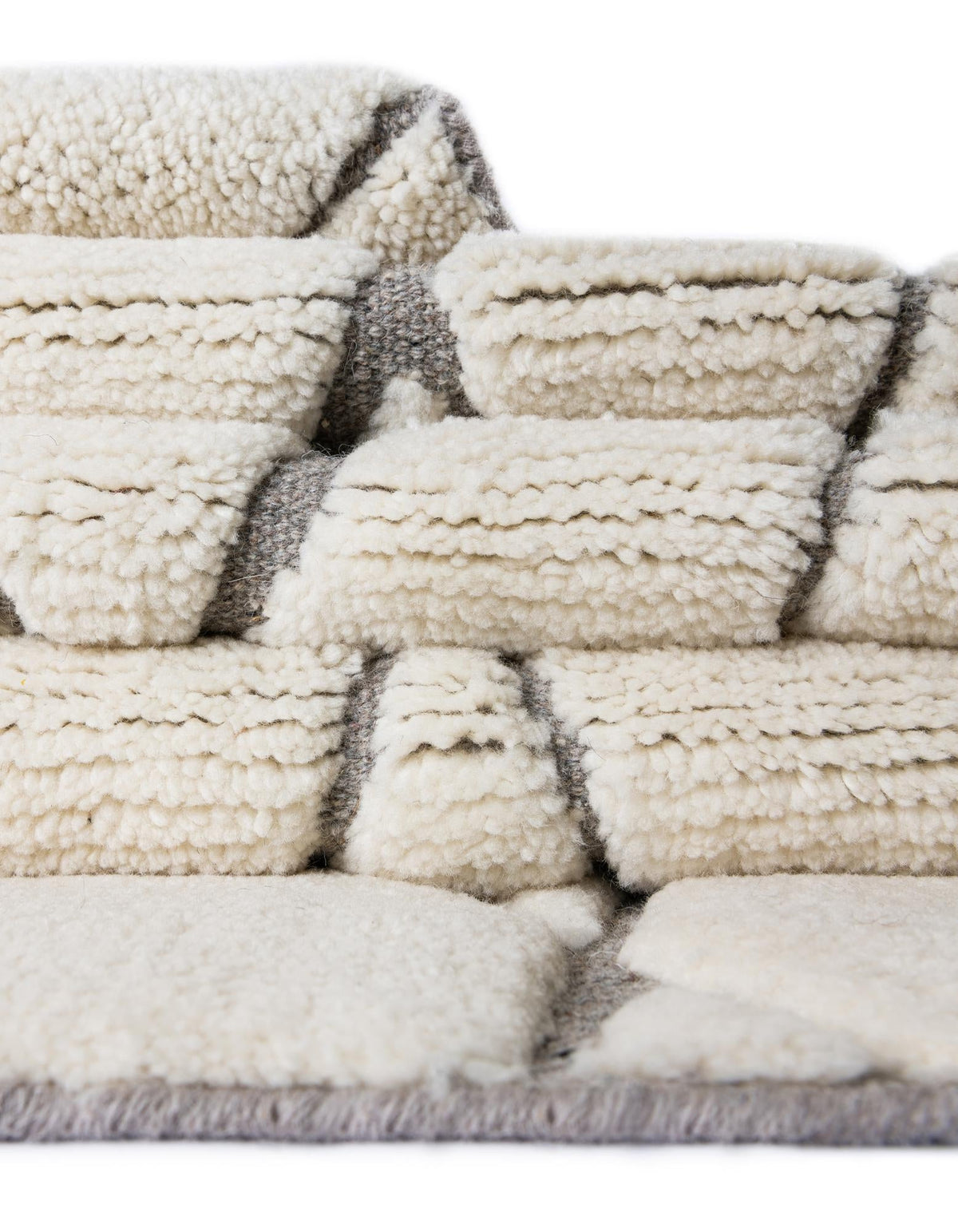 Sahara Berber Wool Collection Area Rug - Marrakesh Rectangle Pure Ivory  lifestyle 40