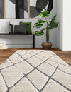 Sahara Berber Wool Collection Area Rug - Marrakesh Runner Pure Ivory  lifestyle 57