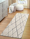Sahara Berber Wool Collection Area Rug - Marrakesh Runner Pure Ivory  lifestyle 61