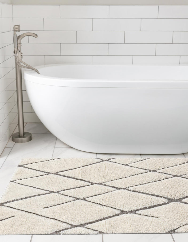 Sahara Berber Wool Collection Area Rug - Marrakesh Runner Pure Ivory  lifestyle 69
