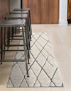 Sahara Berber Wool Collection Area Rug - Marrakesh Runner Pure Ivory  lifestyle 73