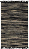 Savannah Jute Collection Area Rug - Nantucket Rectangle Navy Blue and Ivory  lifestyle 2