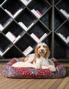Luxury Pet Lounge Collection Pet Bed -  Sanctuary Rectangle Multi  lifestyle 2