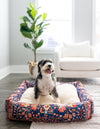 Luxury Pet Lounge Collection Pet Bed -  Den Rectangle Multi  lifestyle 2