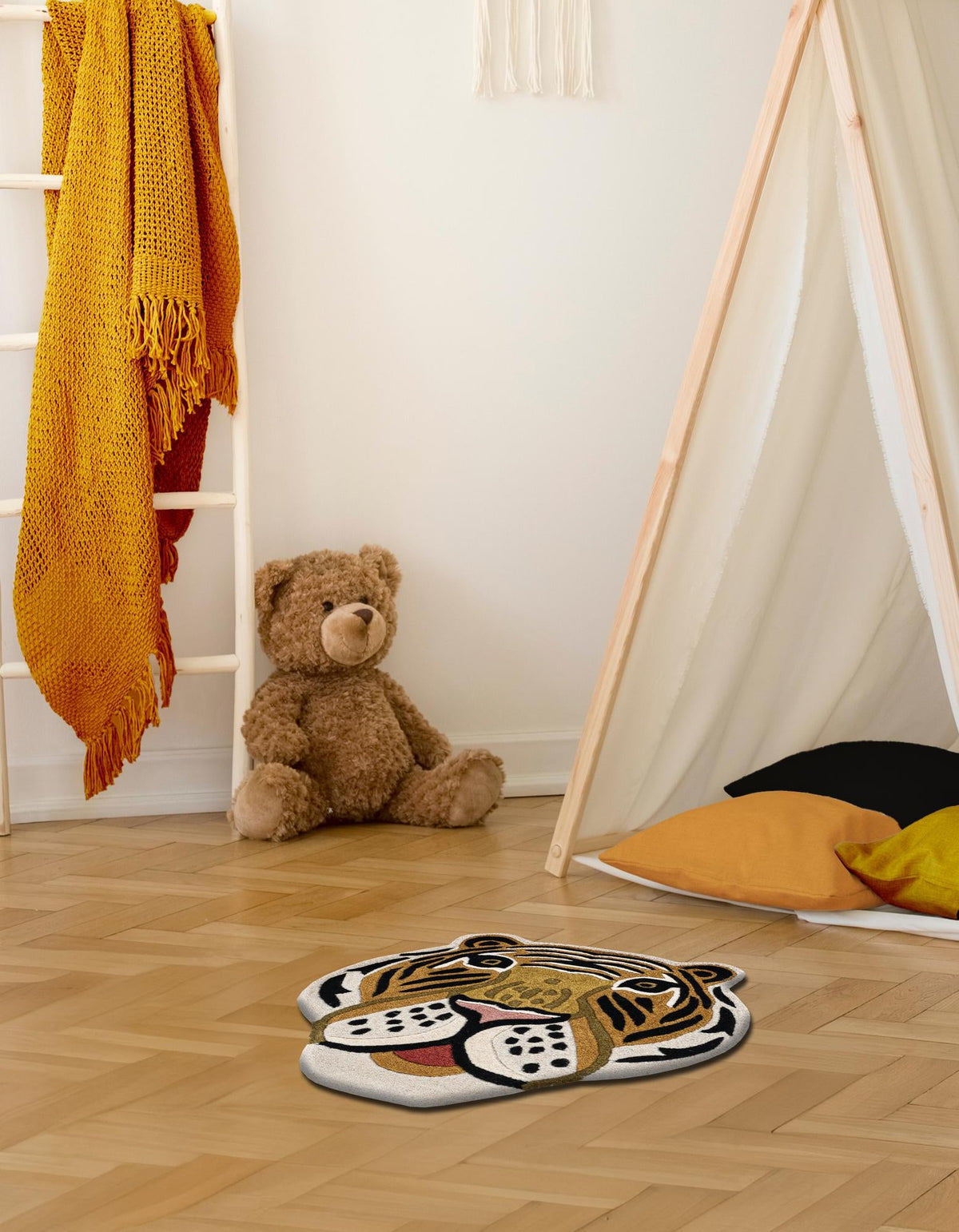 Whimsy Wonders Wool Collection Area Rug -  Rainbow Round Multi  lifestyle 5