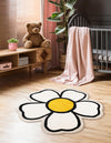 Whimsy Wonders Wool Collection Area Rug -  Arctic Round Ivory  lifestyle 2