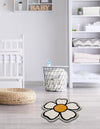 Whimsy Wonders Wool Collection Area Rug -  Arctic Round Ivory  lifestyle 3