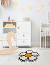 Whimsy Wonders Wool Collection Area Rug -  Arctic Round Ivory  lifestyle 4