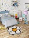 Whimsy Wonders Wool Collection Area Rug -  Arctic Round Ivory  lifestyle 7