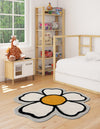 Whimsy Wonders Wool Collection Area Rug -  Arctic Round Ivory  lifestyle 8