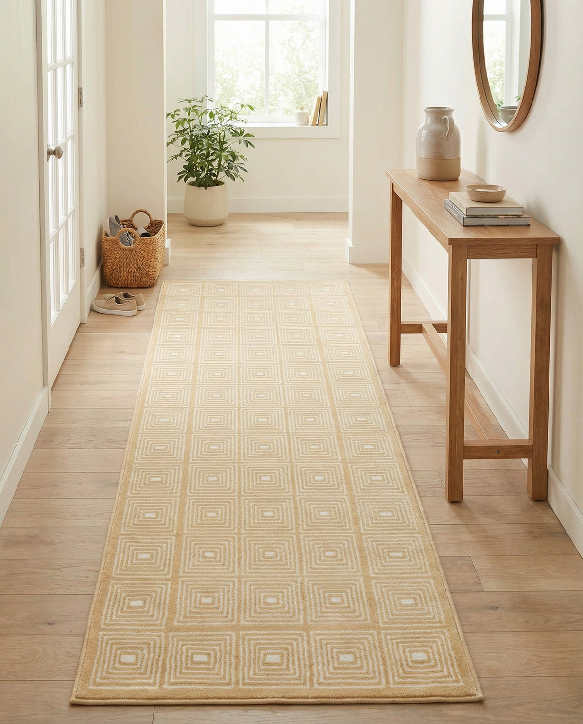 Aravalli Collection Area Rug -  Jaipur Runner Yellow  lifestyle 163