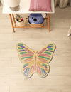 Whimsy Wonders Wool Collection Area Rug -  Ocean Rectangle Multi  lifestyle 9