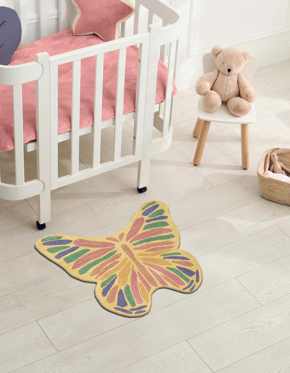 Whimsy Wonders Wool Collection Area Rug -  Ocean Rectangle Multi  lifestyle 10