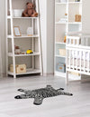 Whimsy Wonders Wool Collection Area Rug -  Galaxy Rectangle Black and White  lifestyle 4