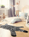 Whimsy Wonders Wool Collection Area Rug -  Galaxy Rectangle Black and White  lifestyle 14