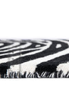 Whimsy Wonders Wool Collection Area Rug -  Galaxy Rectangle Black and White  lifestyle 13