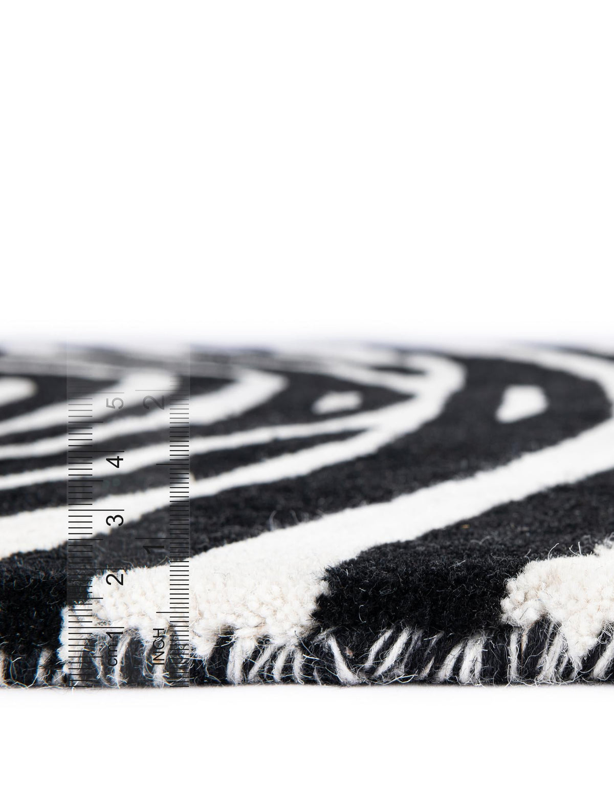 Whimsy Wonders Wool Collection Area Rug -  Galaxy Rectangle Black and White  lifestyle 13